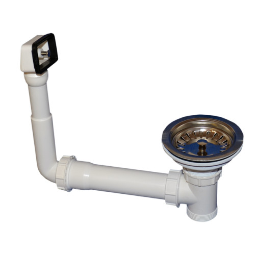 Drain 3" with overflow and connecting thread 6/4" Drain 3" with overflow and connecting thread 6/4"